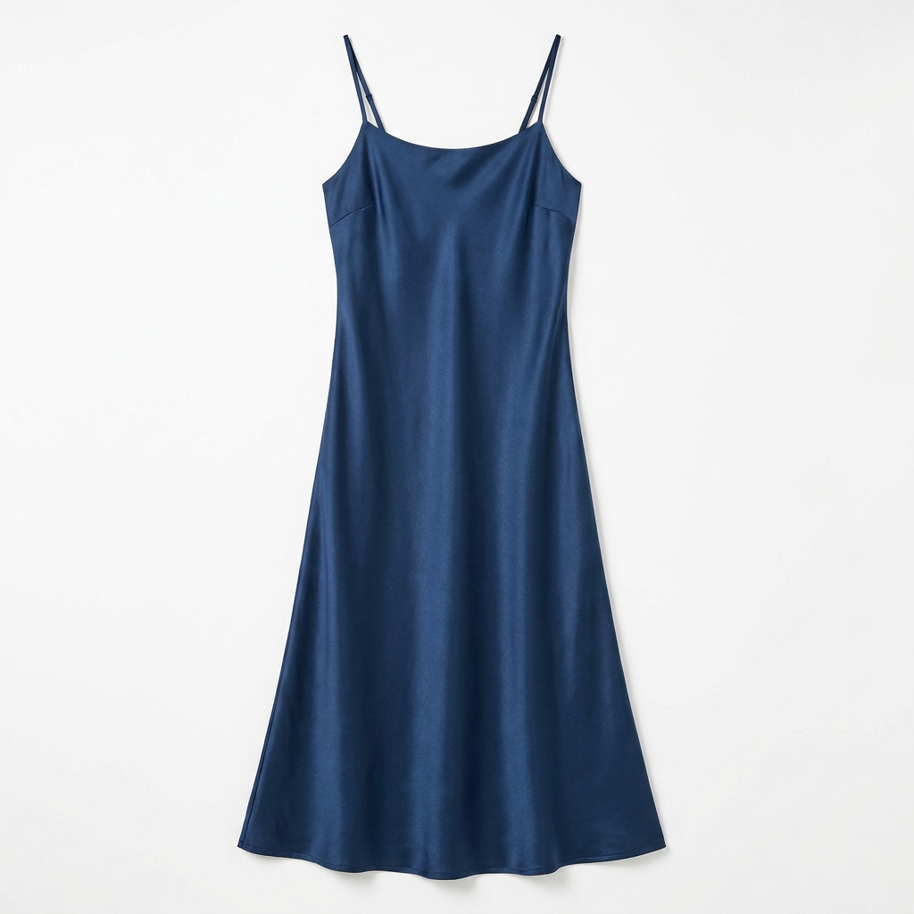 Satin midi dress