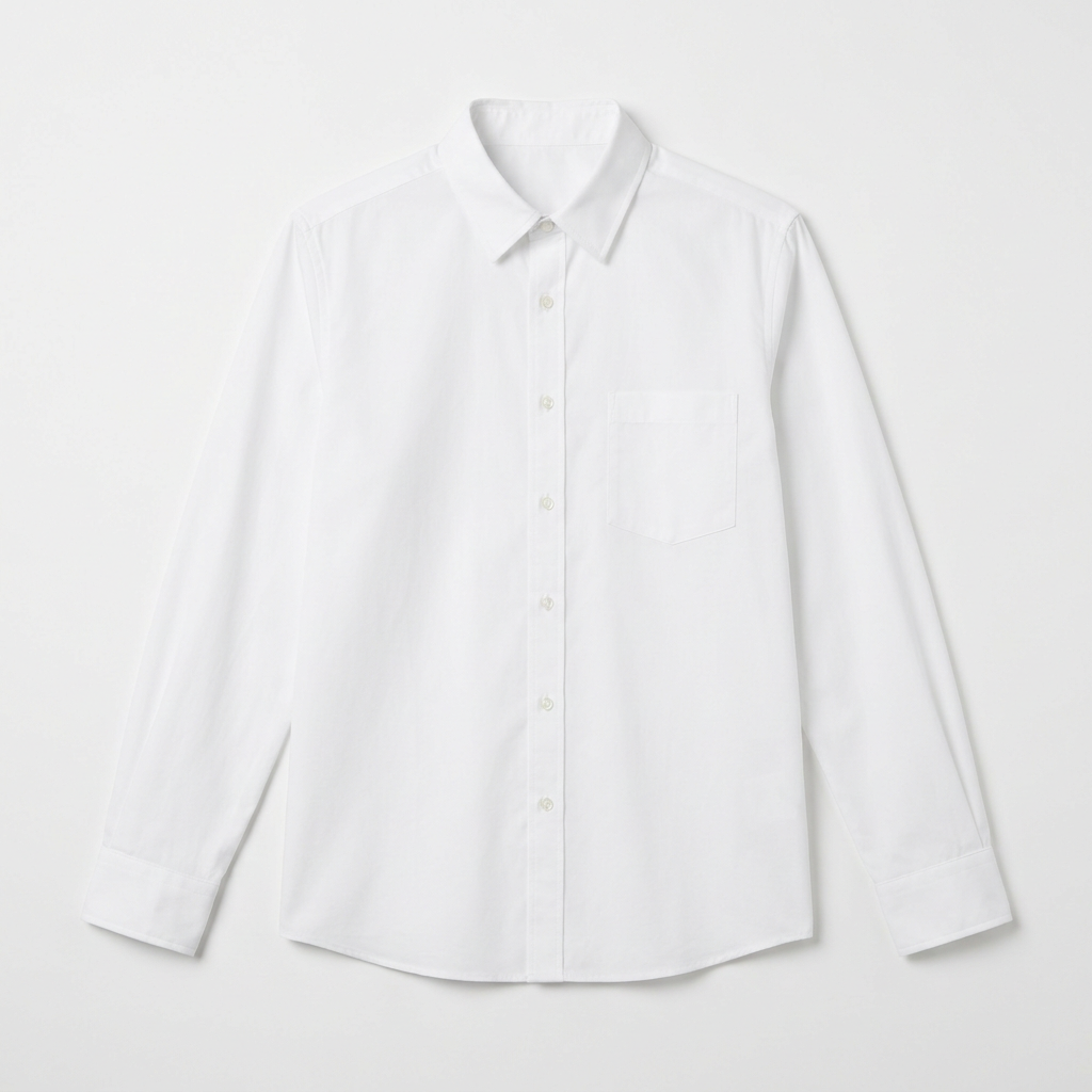 Cotton poplin shirt